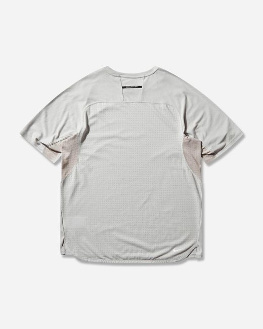 Nike Gray Men S Acg Solar Chase Dri-fit Adv Trail Running Top Grey Fog for men