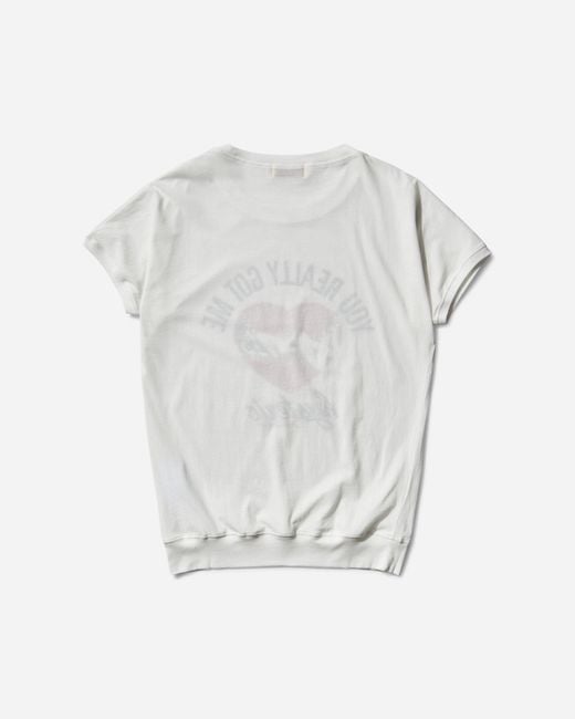 Hysteric Glamour White Women S Music Lover T-shirt