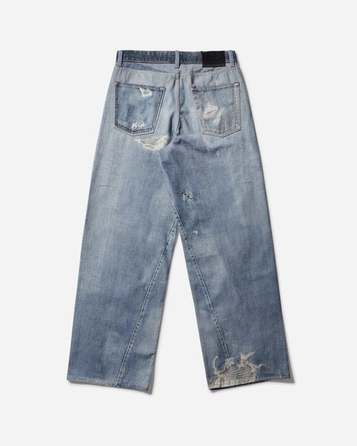 Our Legacy Blue S Full Cut Jeans Digital Denim Print