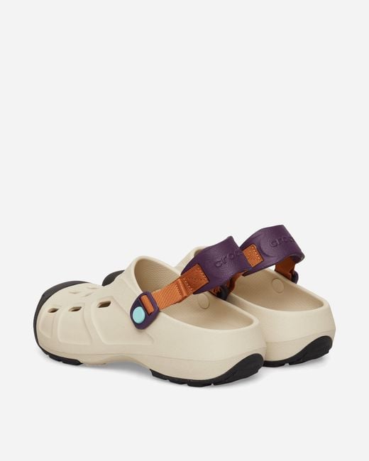 CROCSTM White Quick Trail Clogs Bone for men