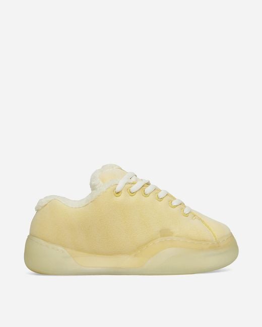 ERL Yellow Vamp Skate Sneakers Foam for men