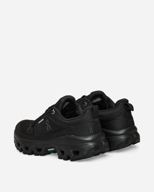 On Shoes Black S Cloudrock Low Wp Sneakers for men