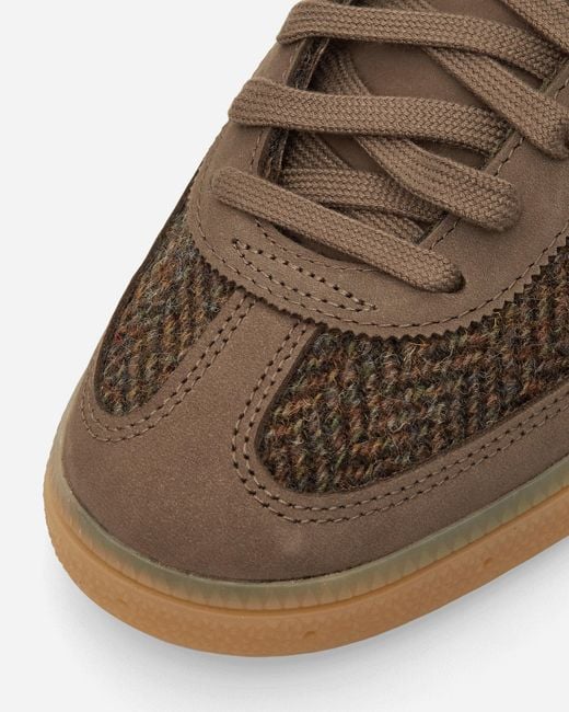 Adidas Brown Handball Spezial Sneakers Aurora Coffee for men