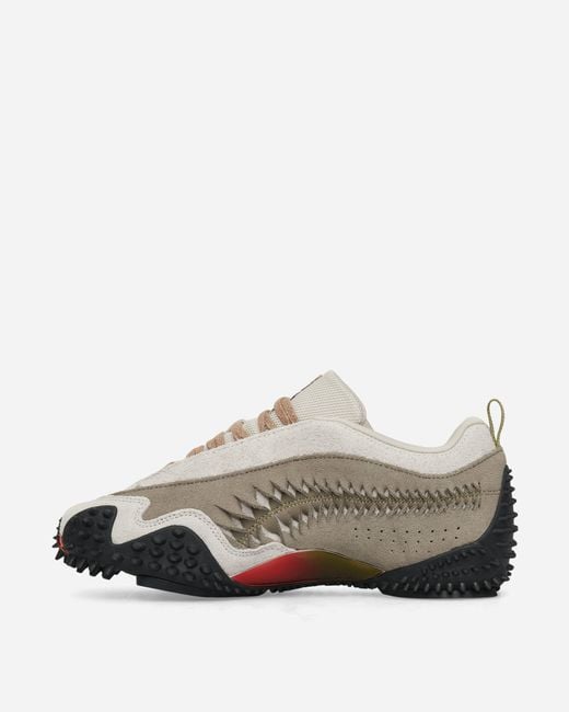 PUMA Multicolor Aries Mostro Craft Sneakers Ecru / Mouse Gray for men