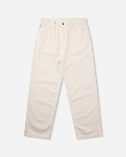 Carhartt White S Landon Pants Natural (Rinsed) for men