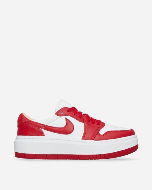 Nike Wmns Air Jordan 1 Elevate Low Sneakers White / Fire Red for men