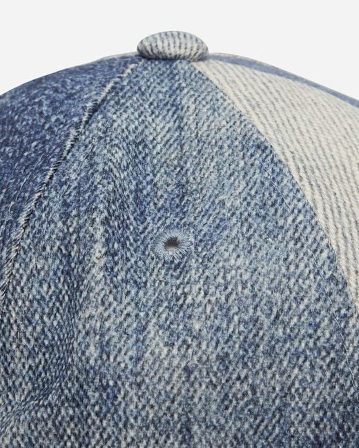 Our Legacy Blue Ballcap Digital Denim Print for men