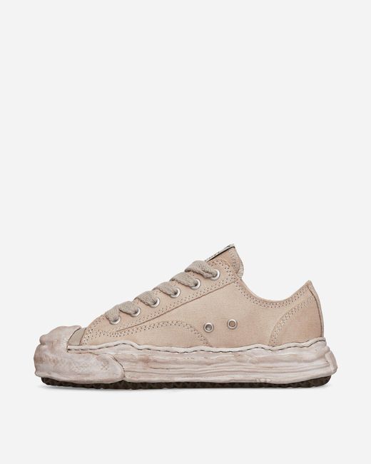 Maison Mihara Yasuhiro Natural Hank Og Sole Over-dyed Canvas Low Sneakers for men