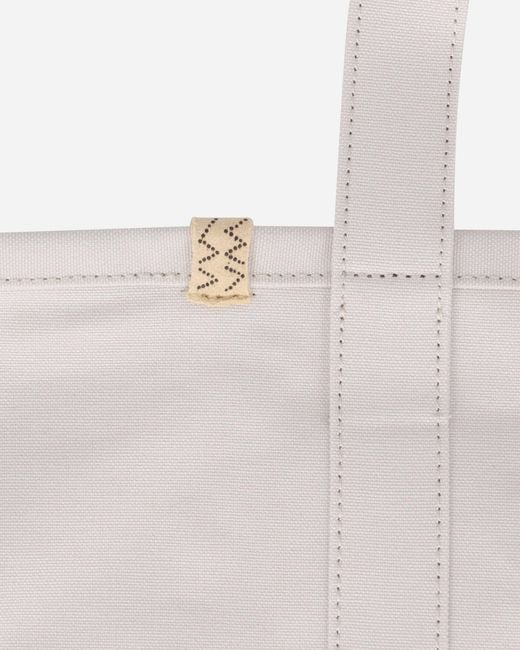 Visvim White Juneau Tote (M) Ivory for men