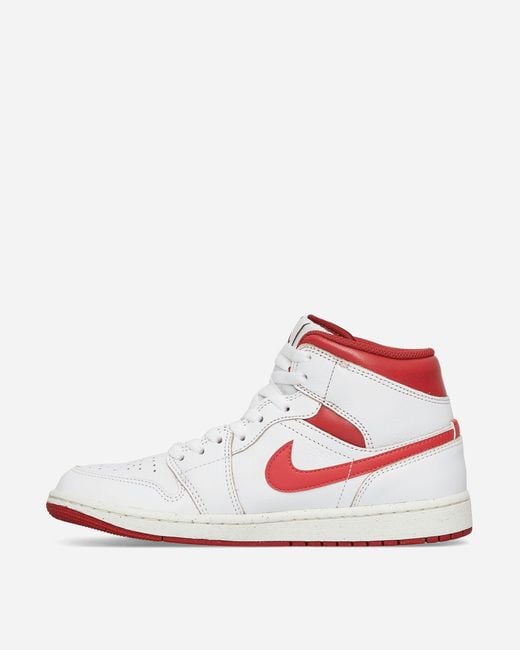 Nike Air Jordan 1 Mid Se Sneakers White / Lobster for men