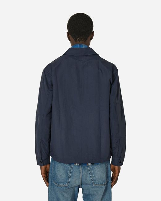 AWAKE NY Blue Crown Embroidered Coaches Jacket for men