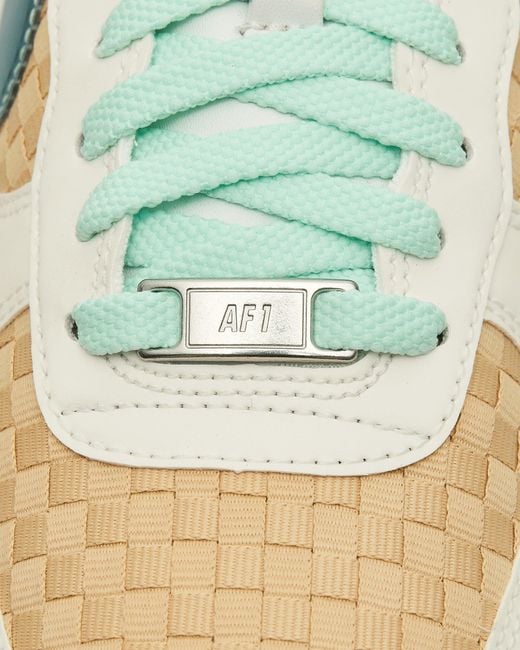 Nike White Air Force 1 Sneakers Sesame for men