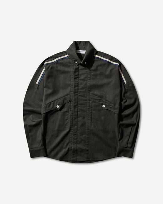 Kiko Kostadinov Black Men S Vig Shirt Deep for men