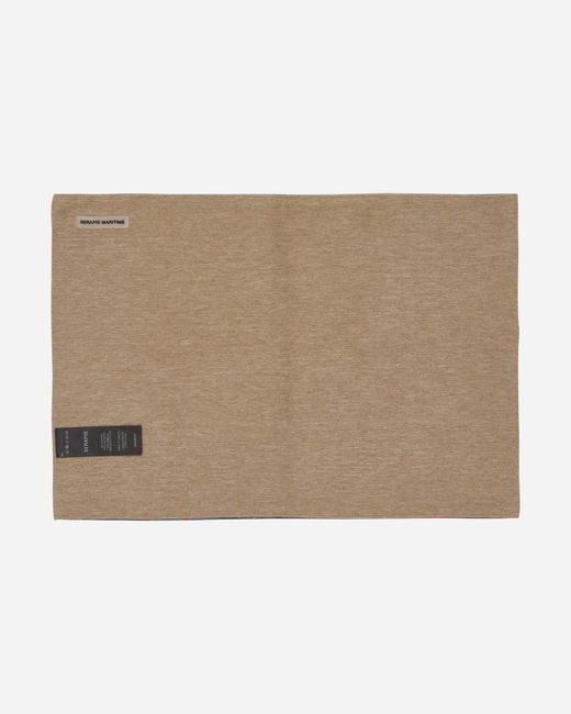 Serapis Blue Molten Grid Place Mat for men