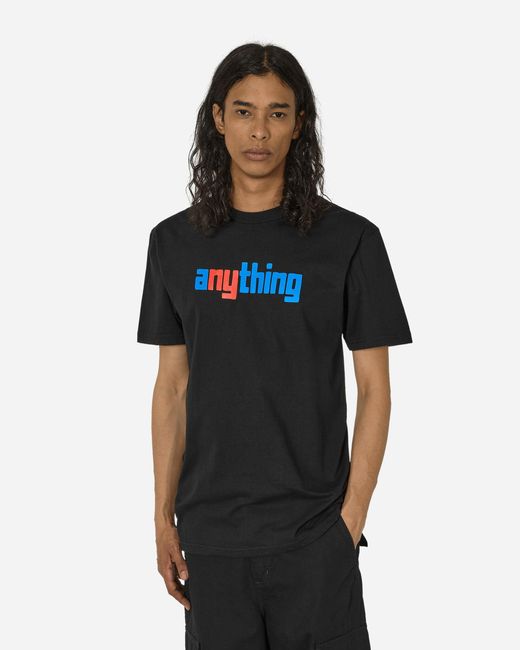Anything Black Speedball Logo T-shirt for men