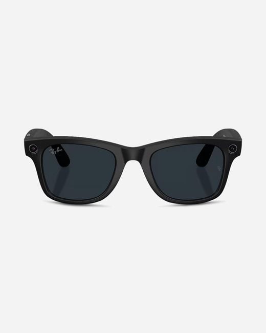 Ray-ban Meta Black Wayfarer Gen 2 Sunglasses Shiny / Clear / Grey Transitions for men