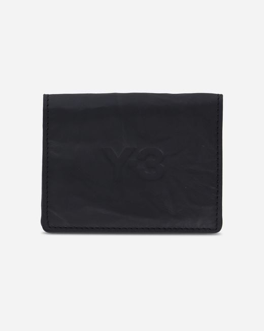 Y-3 Black Card Holder for men