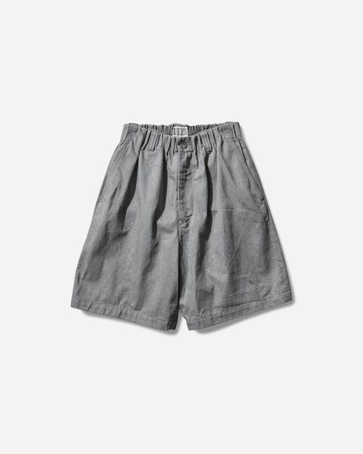 Cav Empt Gray Men S Ash Twill Comfort Shorts for men