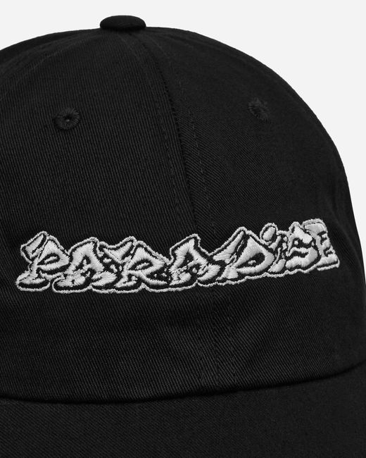 Paradis3 Black Dystopia Embroidered Dad Hat for men