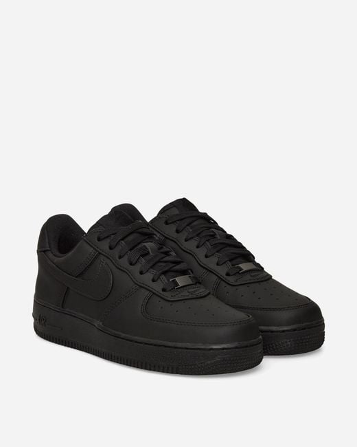 Nike Black Air Force 1 Low Retro Premium Sneakers for men
