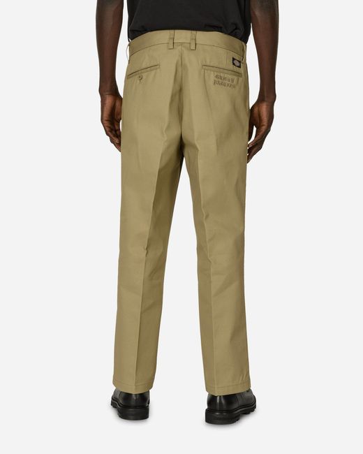Wacko Maria Natural Dickies Pleated Trousers for men