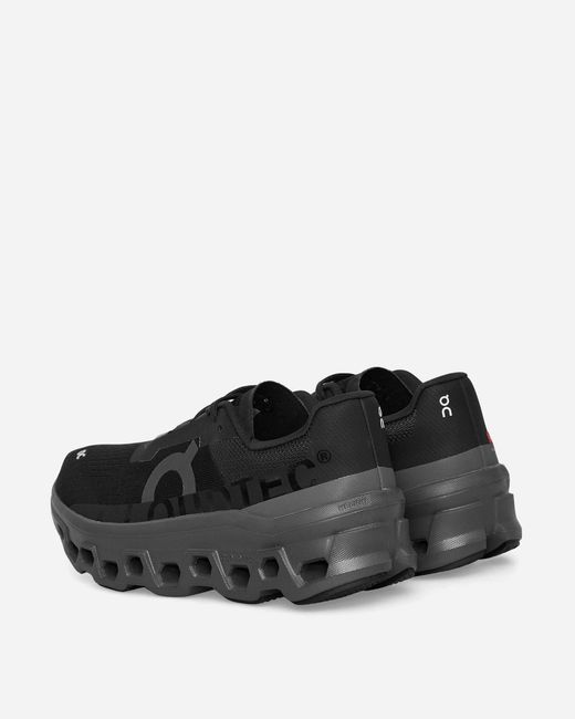 On Shoes Black Wmns Cloudmster Sneakers Triple