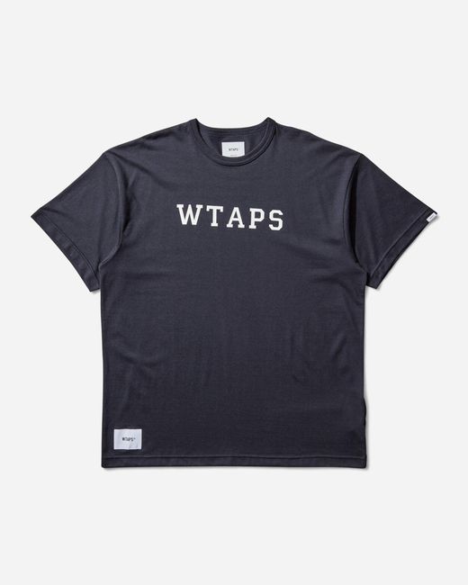 (w)taps Blue Men S Academy 01 T-shirt Navy for men