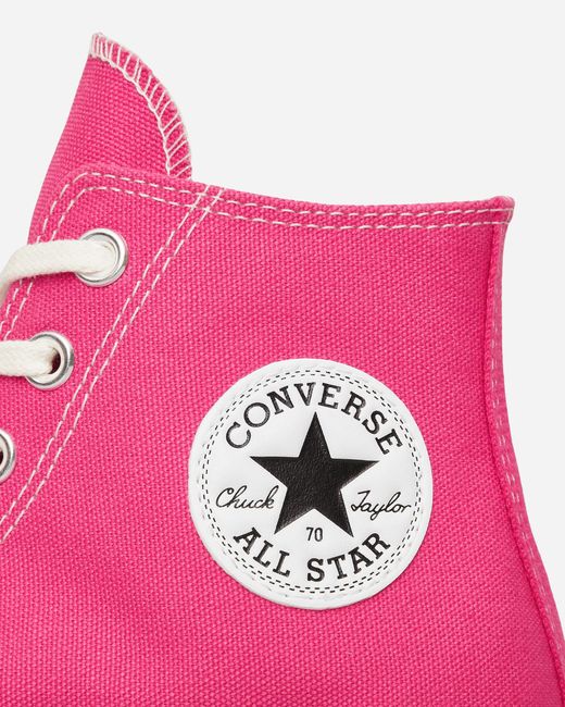 Converse Chuck 70 Hi Vintage Canvas Sneakers Lucky Pink for men