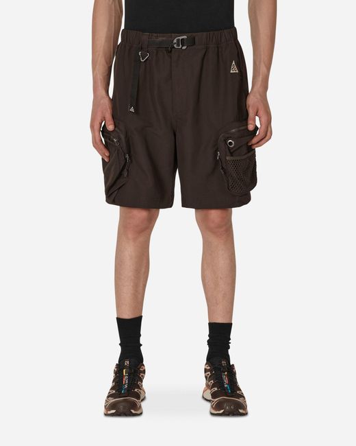 Nike Acg 'snowgrass' Cargo Shorts Brown in Black for Men | Lyst Australia