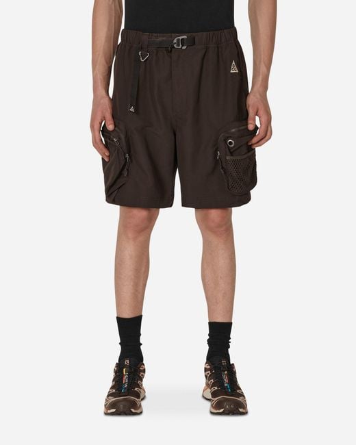 Nike Acg 'snowgrass' Cargo Shorts Brown in Black for Men Lyst Australia