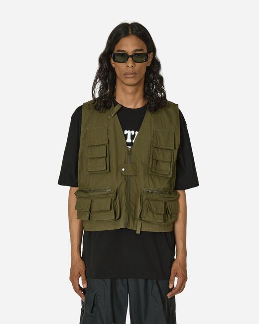 Nike Green Utility Vest Cargo Khaki for men