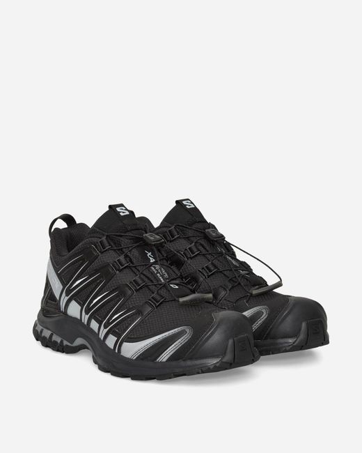 Salomon Black Xa Pro 3d Gore-tex Sneakers / Silver for men