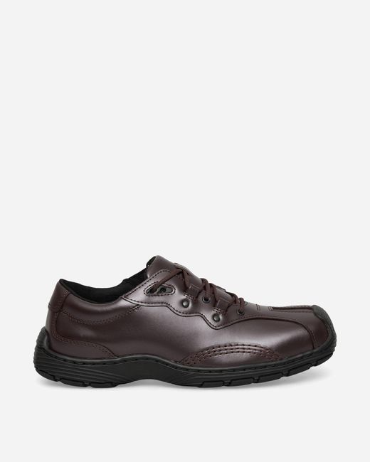 Dr. Martens Brown Aurix 5-Eye Shoes Oxblood for men