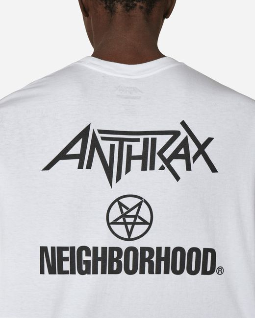 Neighborhood White Anthrax Ss-2 T-shirt for men