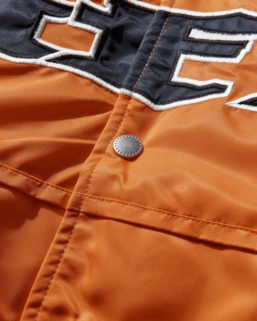 AFB Orange Sport Bomber Jacket for men