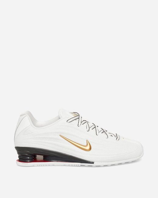 Nike Women S Shox Z Sneakers White / Metallic Gold