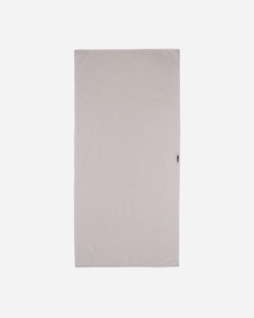 Tekla White Solid Bath Towel Ivory for men