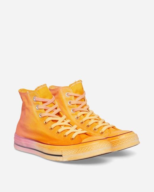 Converse Orange Chuck 70 Color Fest Sneakers Sunrise Dyed for men