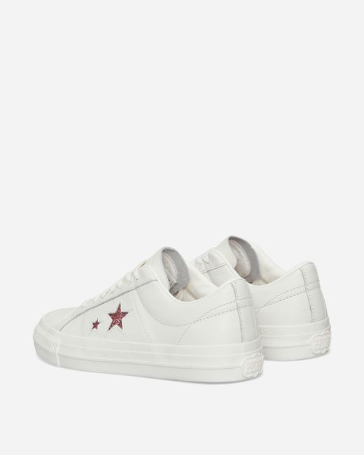 Converse White Turnstile One Star Pro Sneakers for men