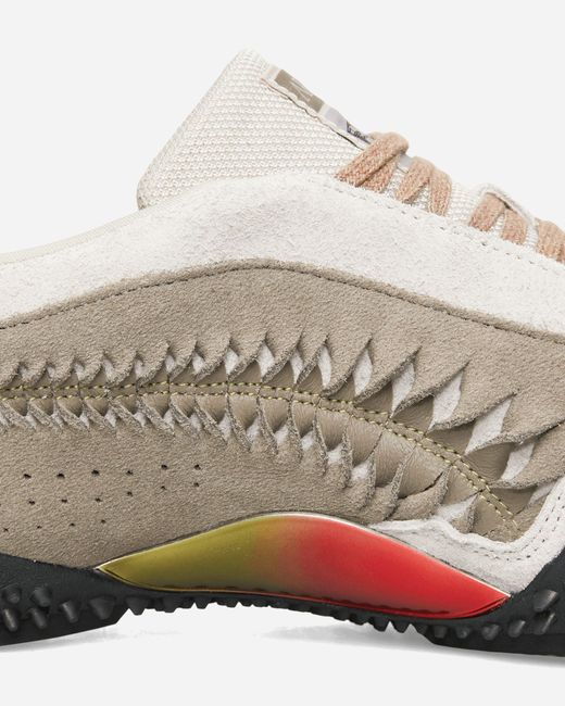 PUMA Multicolor Aries Mostro Craft Sneakers Ecru / Mouse Gray for men