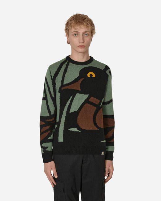 Carhartt WIP Green Pond Sweater for men