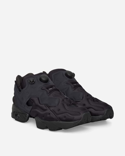 Reebok Black Instapump Sliver Sneakers Caviar for men