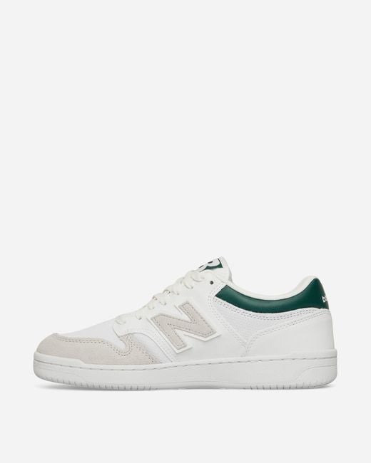 New Balance White 480 Sneakers / Night Watch for men