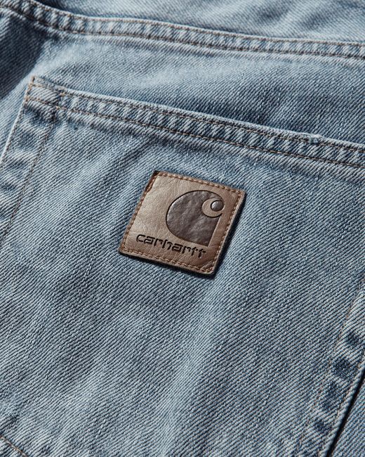 Carhartt Blue Men S Aaron Pants (burst Washed) for men