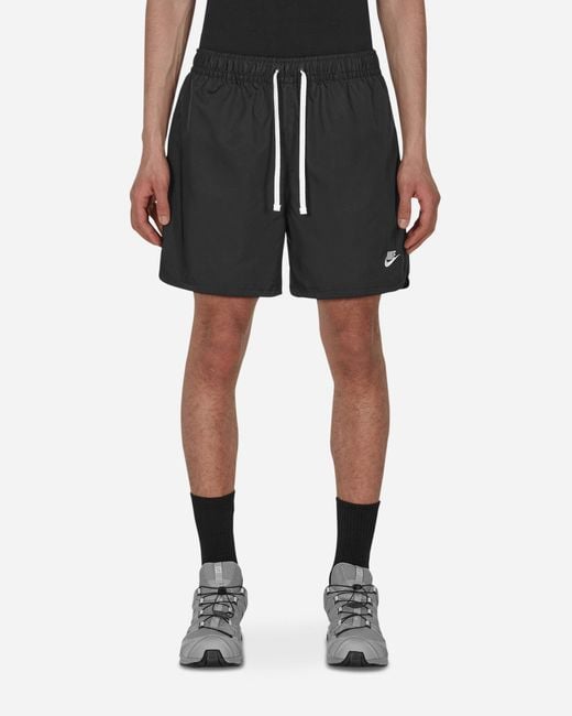 Nike Synthetic Flow Woven Shorts Black for Men Lyst UK