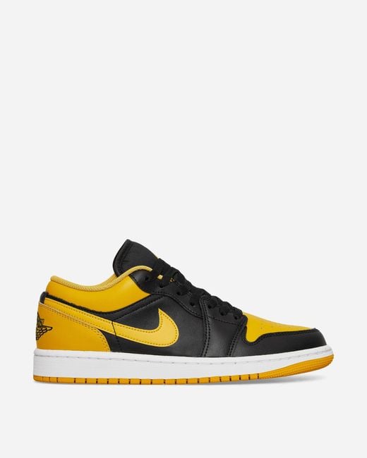 Nike Air Jordan 1 Low Sneakers Black / Yellow Ochre for men
