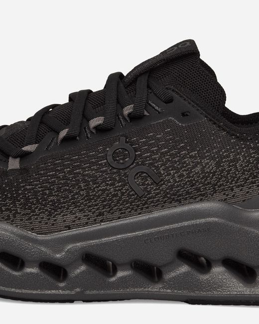 On Shoes Black S Cloudsurfer Max Sneakers Eclipse for men