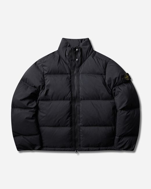 Stone Island Black S Matt Ripstop Cordura Down Jacket for men