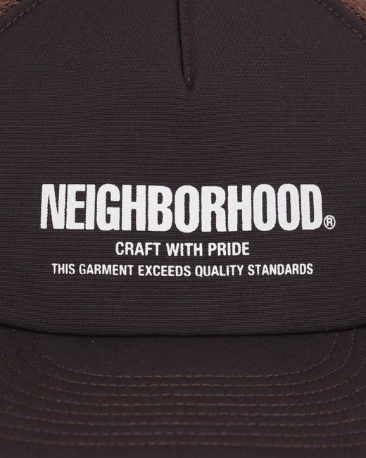 Neighborhood Black Mesh Cap-1 Brown for men