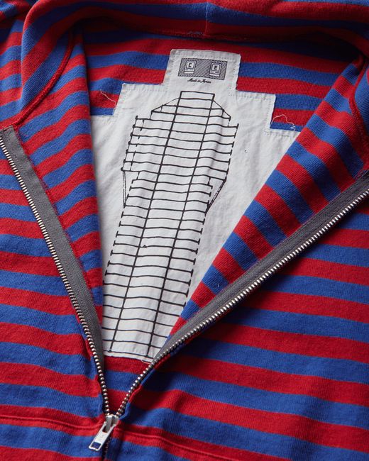 Cav Empt Red S Side Colour Stripe Light Hoodie for men